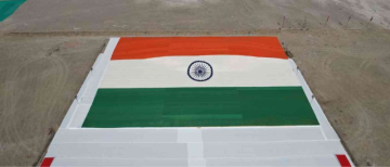 World's Largest 225-Foot Khadi National Flag Unveiled at Rann of Kutch