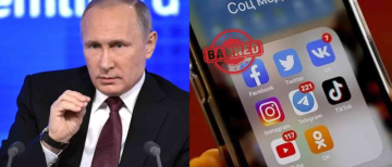 Russian Bans Whatsapp, YouTube, Instagram and Facebook