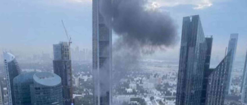 Drone Explosions Hits Central Dubai