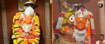 Rare Hanuman Holding Shivling at Akileshwar Temple in Khargone, Madhya Pradesh
