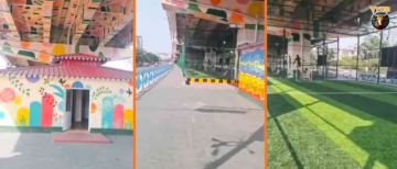 Kolkata Turns Flyover Undersides into Football Turfs & Community Spaces