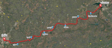 Bhopal To Indore Expressway 146 Km Travel Time Just 2 Hours