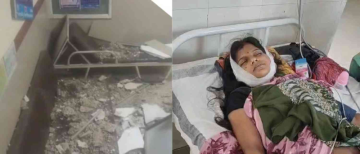 Roof Collapses On Mothers Breastfeeding Infants in Bhind, MP