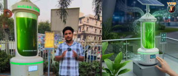 Bhopal’s Innovation: This One "Algae Tree" Is Equal To 25 Large Plants!