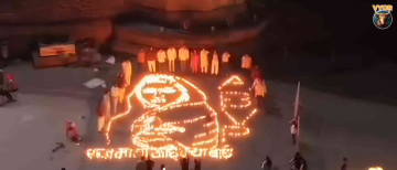 2100 Diyas Tribute: Ahilya Bai Holkar’s Grand Portrait in Maheshwar!