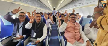 Noida Airport's Historic First Flight: Farmers, Not VIPs, Take To The Skies!