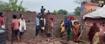 MP Villagers Build Demolished Govt School Without Government Help