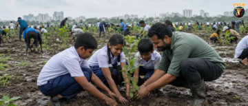 Gujarat Sets Guinness World Record: 3.61 Lakh Trees Planted in Just One Hour