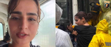 Actress Ayesha Khan Detained by Mumbai Police Amid Student Protests; Shares Viral Video Demanding Answers