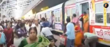 Massive Scare at Dakshineswar Station: 11,000V Live Wire Falls on Local Train in West Bengal