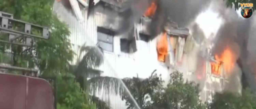 Massive Fire at RH International Factory in Moradabad: Workers Evacuated Safely