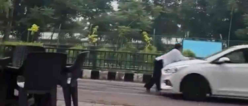 Lucknow Horror: Woman Jumps on Boyfriend’s Car, Gets Dragged on Bonnet
