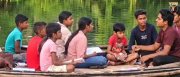 Inspiring: Bihar Teacher Turns Boat into Classroom Amidst Katihar Floods