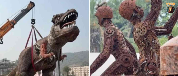 Sahibganj Artist Amrit Prakash Sah Turns Scrap into Waste to Wonder Park