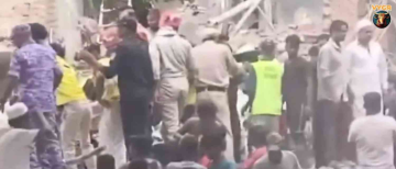 Seemapuri Building Collapse: Several Feared Trapped After Five-Storey Building Comes Down in Delhi
