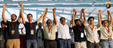 Dhruv Rathee & Prakash Raj Join CJP Protest Against Election Commission at Freedom Park