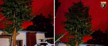 Blood-Red Sky in Chhattisgarh's Kirandul Leaves Locals Baffled; Video Goes Viral