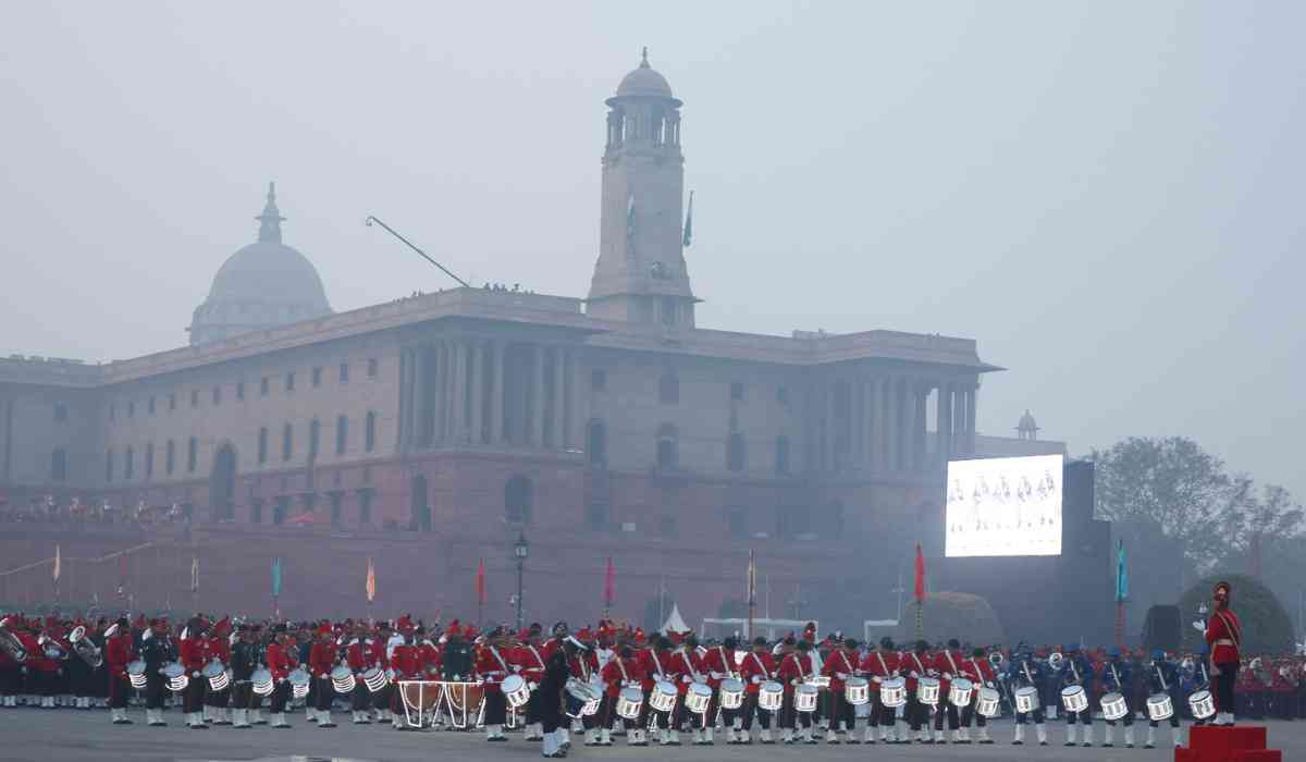 What is beating retreat ceremony 2024?