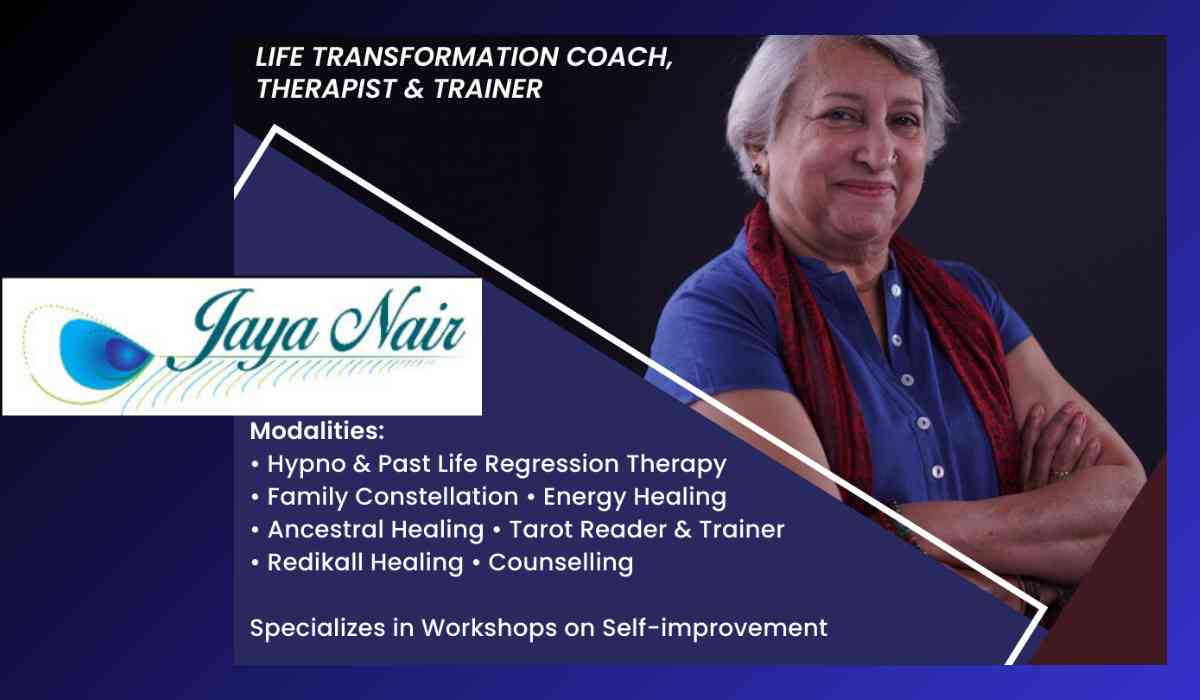 Transforming Lives: The Journey of Jaya Nair and her Healing