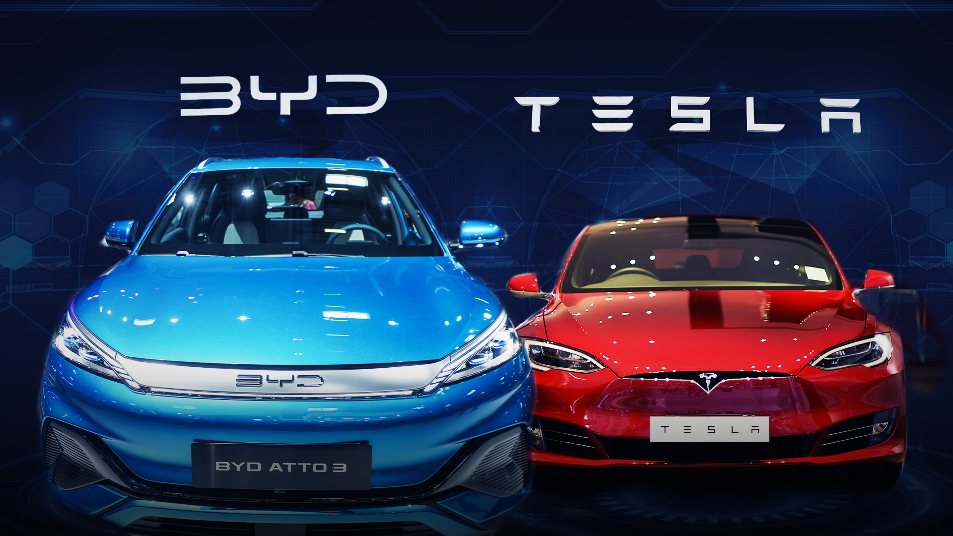 byd tesla