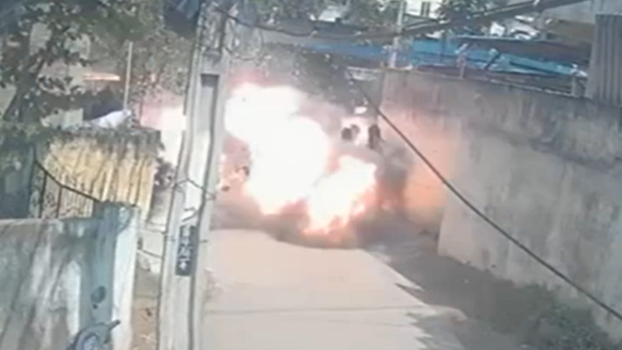 Accident Captured on CCTV