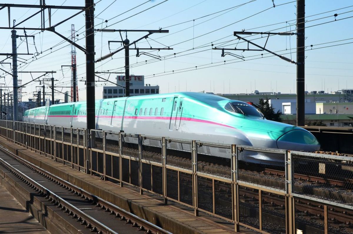 Upcoming bullet train in Mumbai and Ahmedabad 