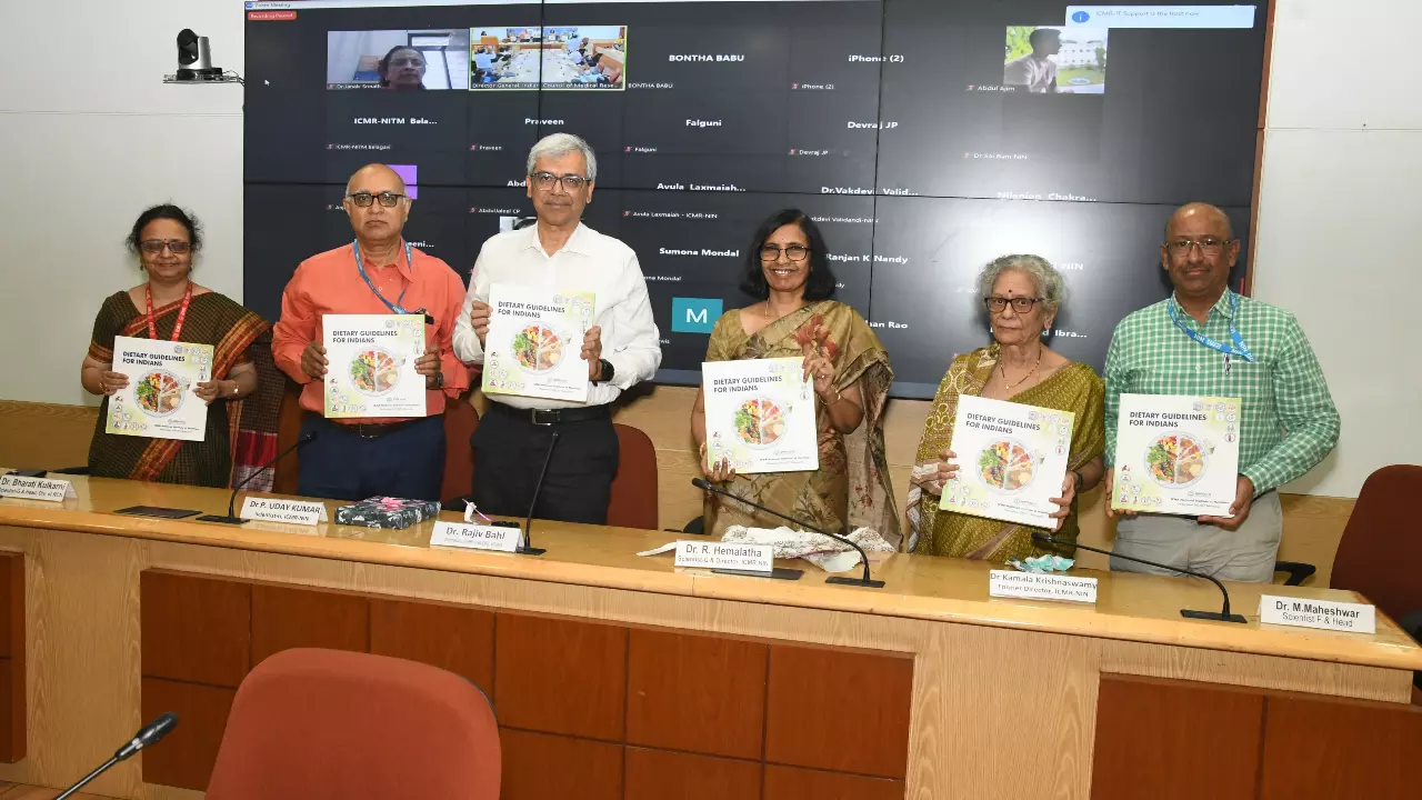 ICMR Unveils 17 Dietary Guidelines, Cites Unhealthy Diets for 56.4% of Disease Burden in India