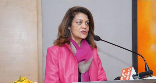 Rashmi Saluja, the Chairperson of Religare Enterprises. 