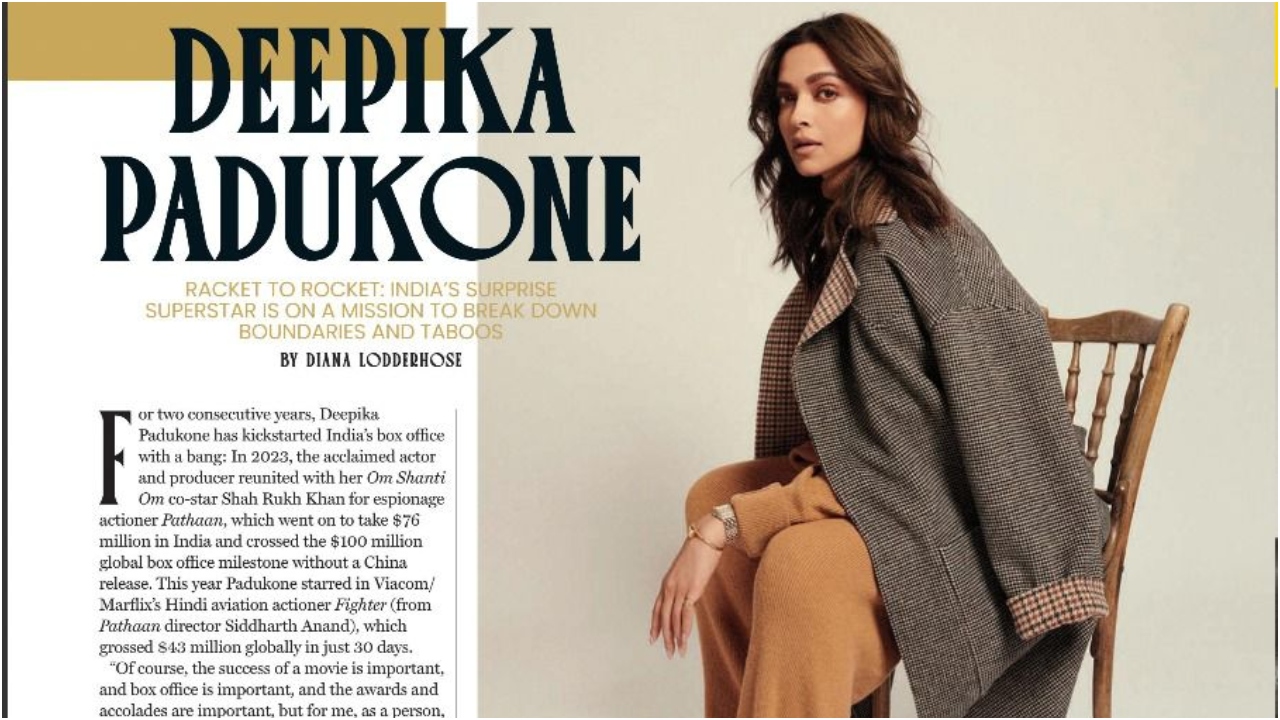 Deepika Padukone Global Disruptor