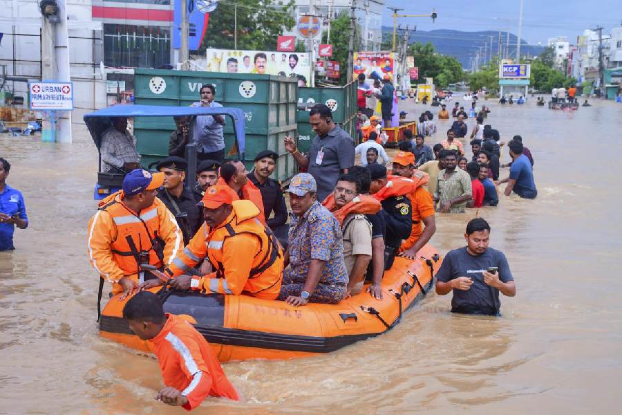 Rains throw life out of gear in Andhra Pradesh