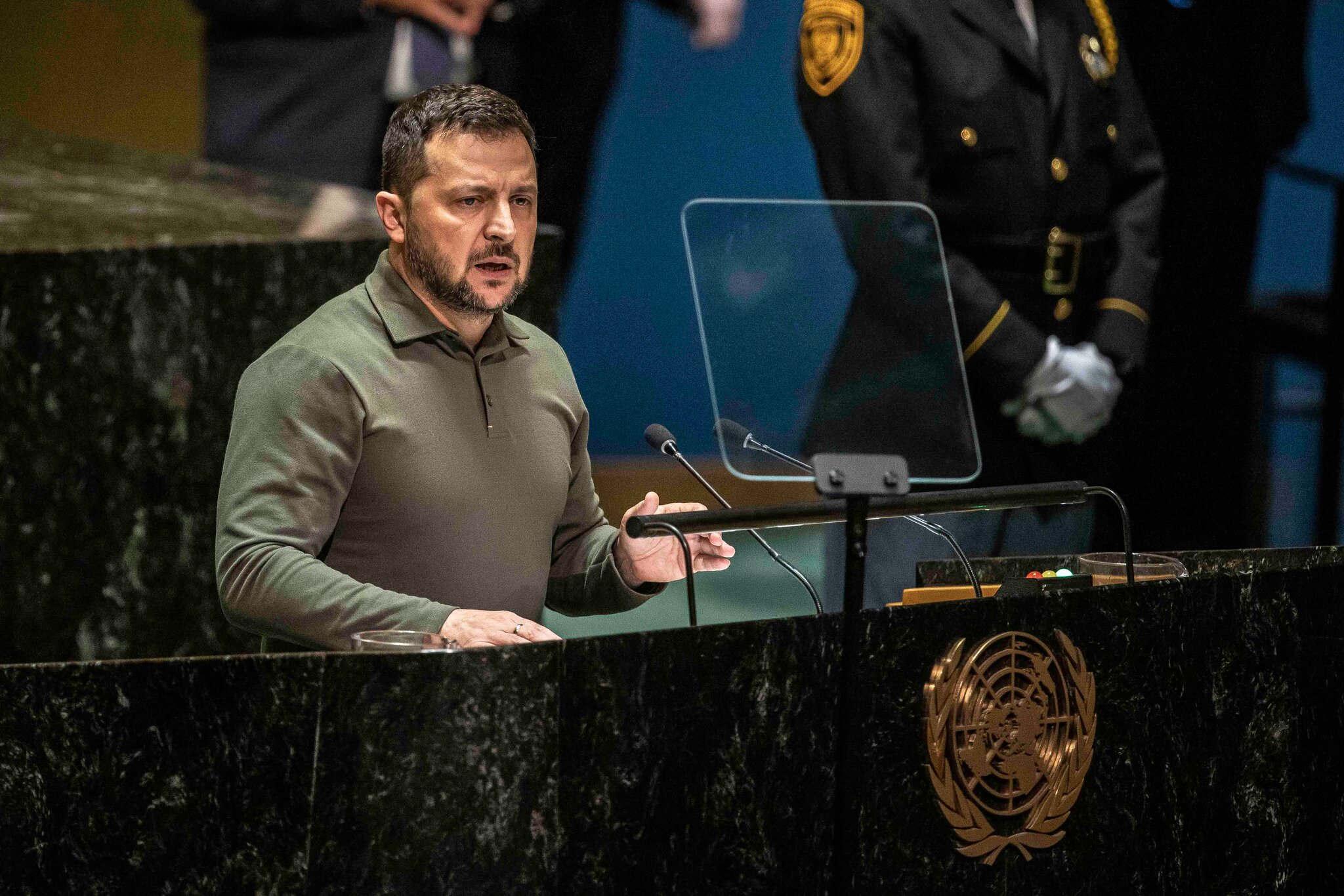 "We can accomplish even more if we work together" President Zelensky addresses UN General Assembly 2023