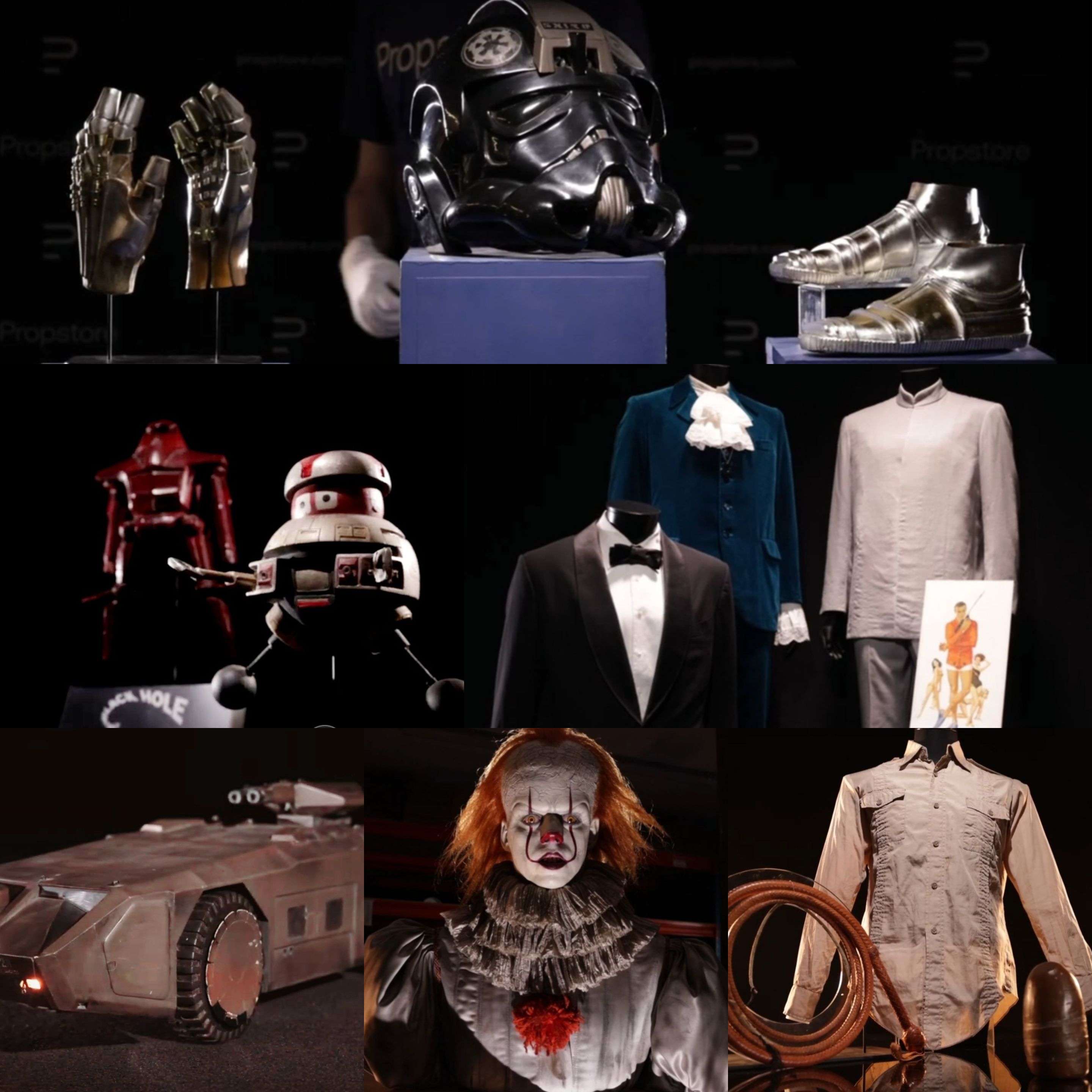 Photo: A collection of costumes and props