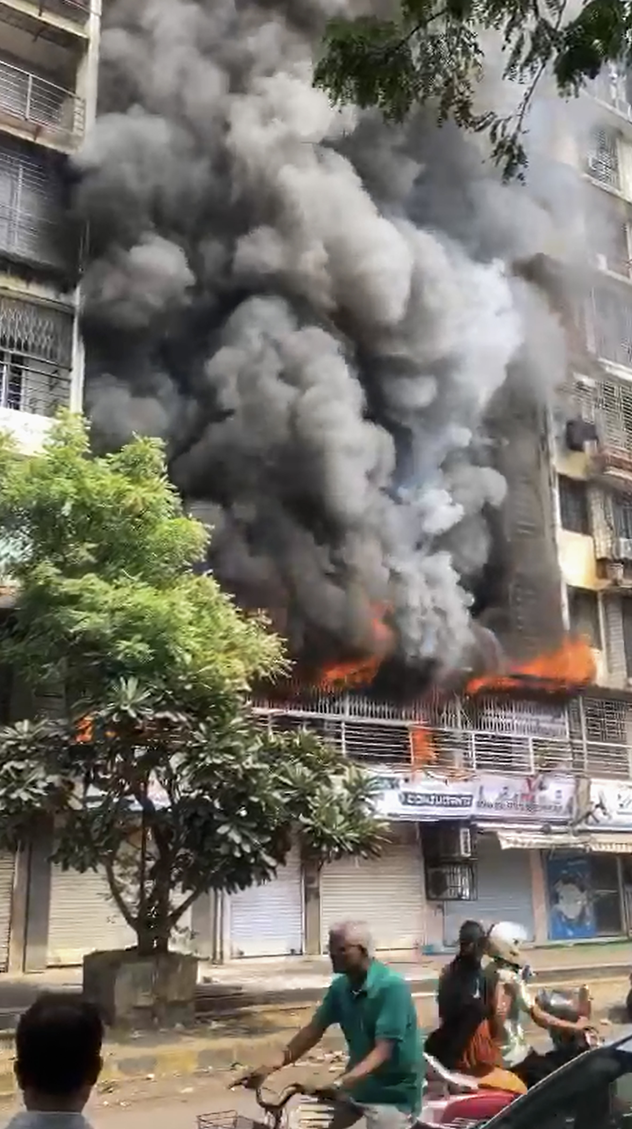 Photo: Still from fire accident