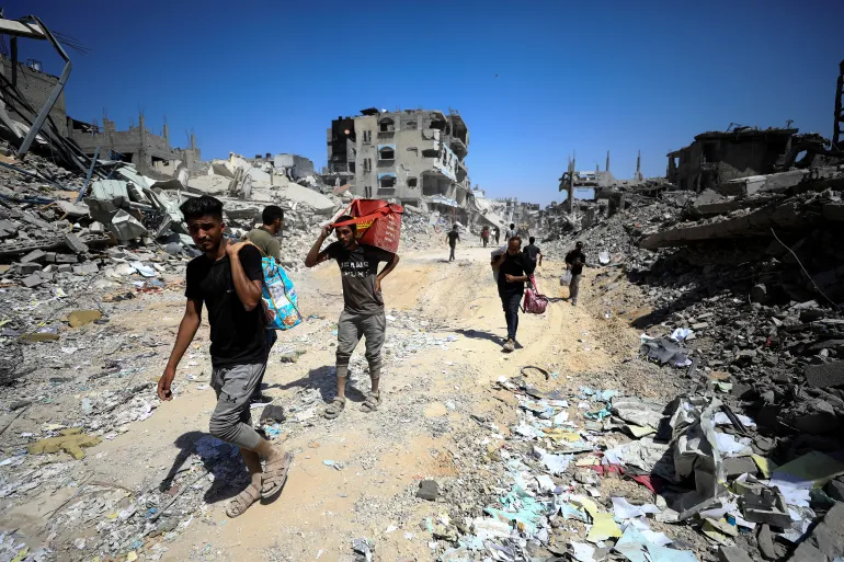 Gaza destructive image