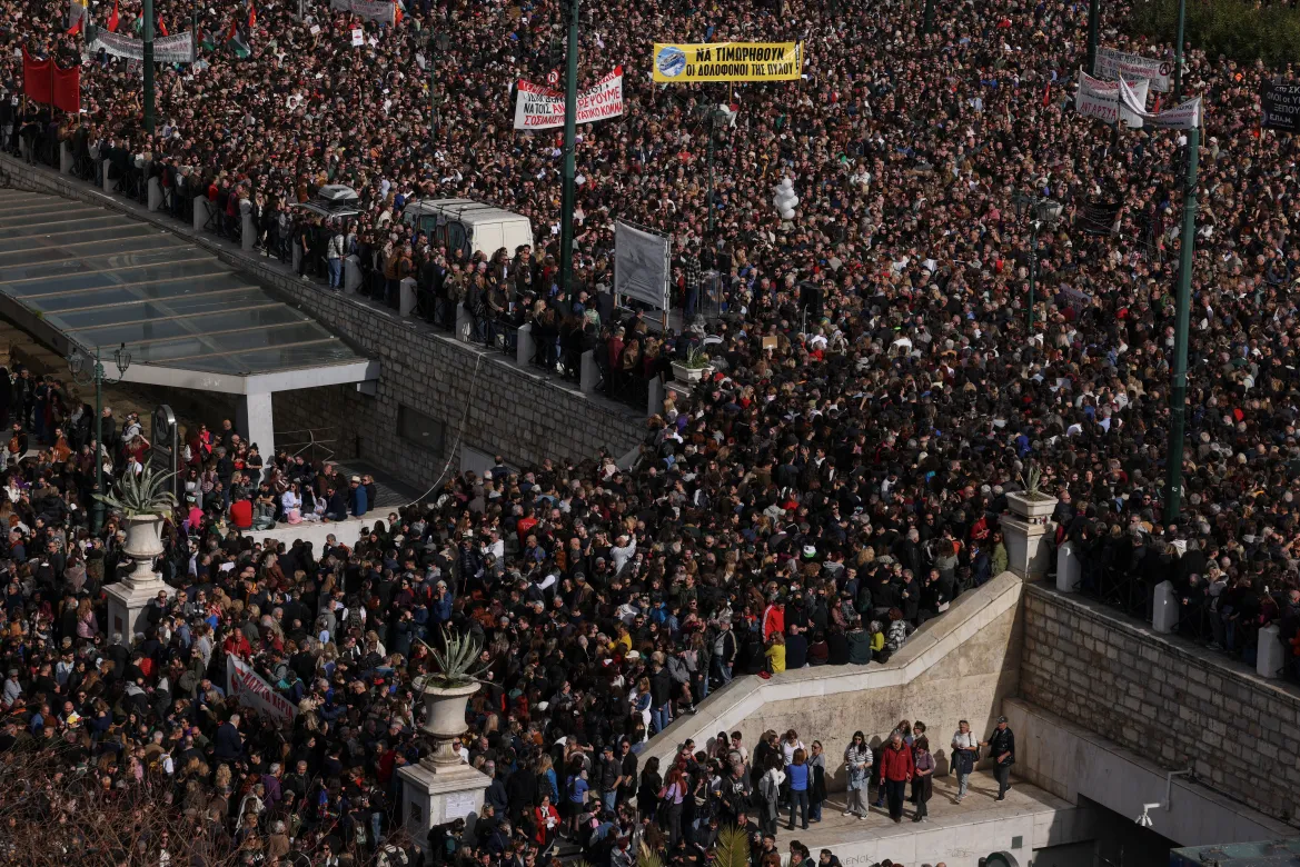 Mass Protests in Greece on the Second Anniversary of the Tempi Train Disaster