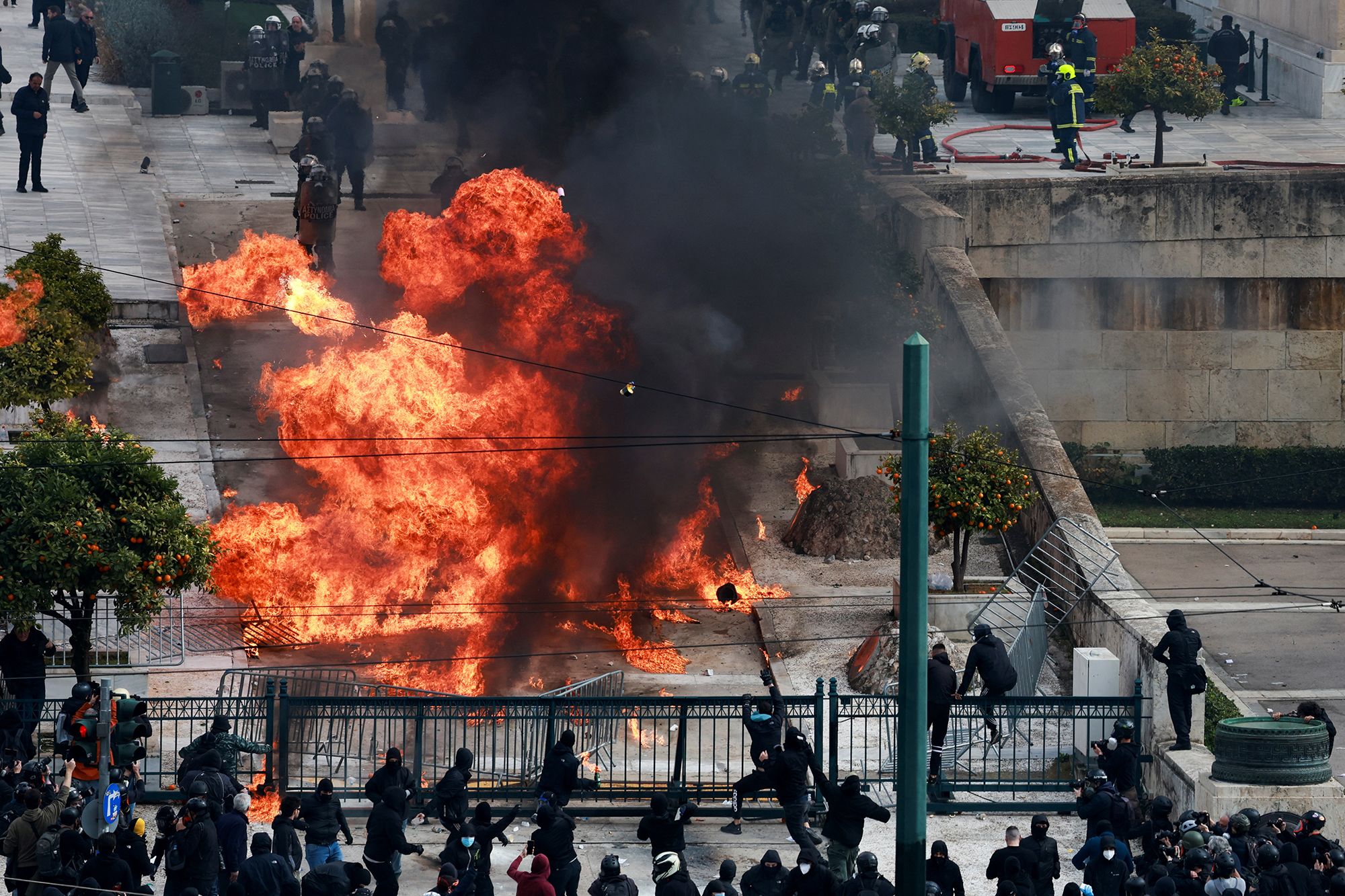 Mass Protests in Greece on the Second Anniversary of the Tempi Train Disaster