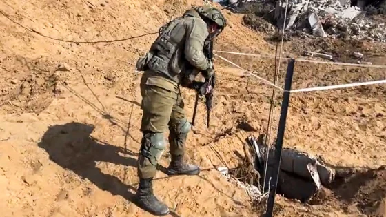  Israeli military destroys extensive Hamas tunnel network underneath Gaza