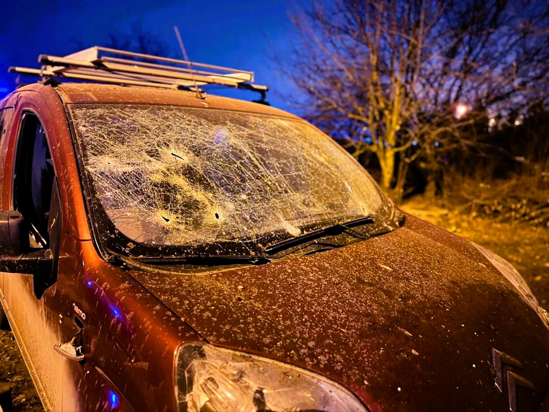 car destroyed by Ukraine 