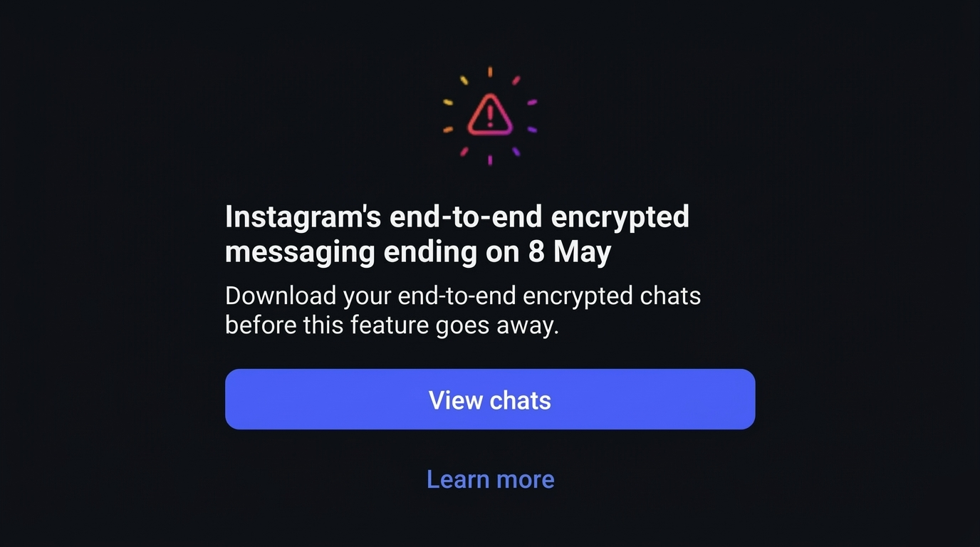 instagram end-to-end encryption
