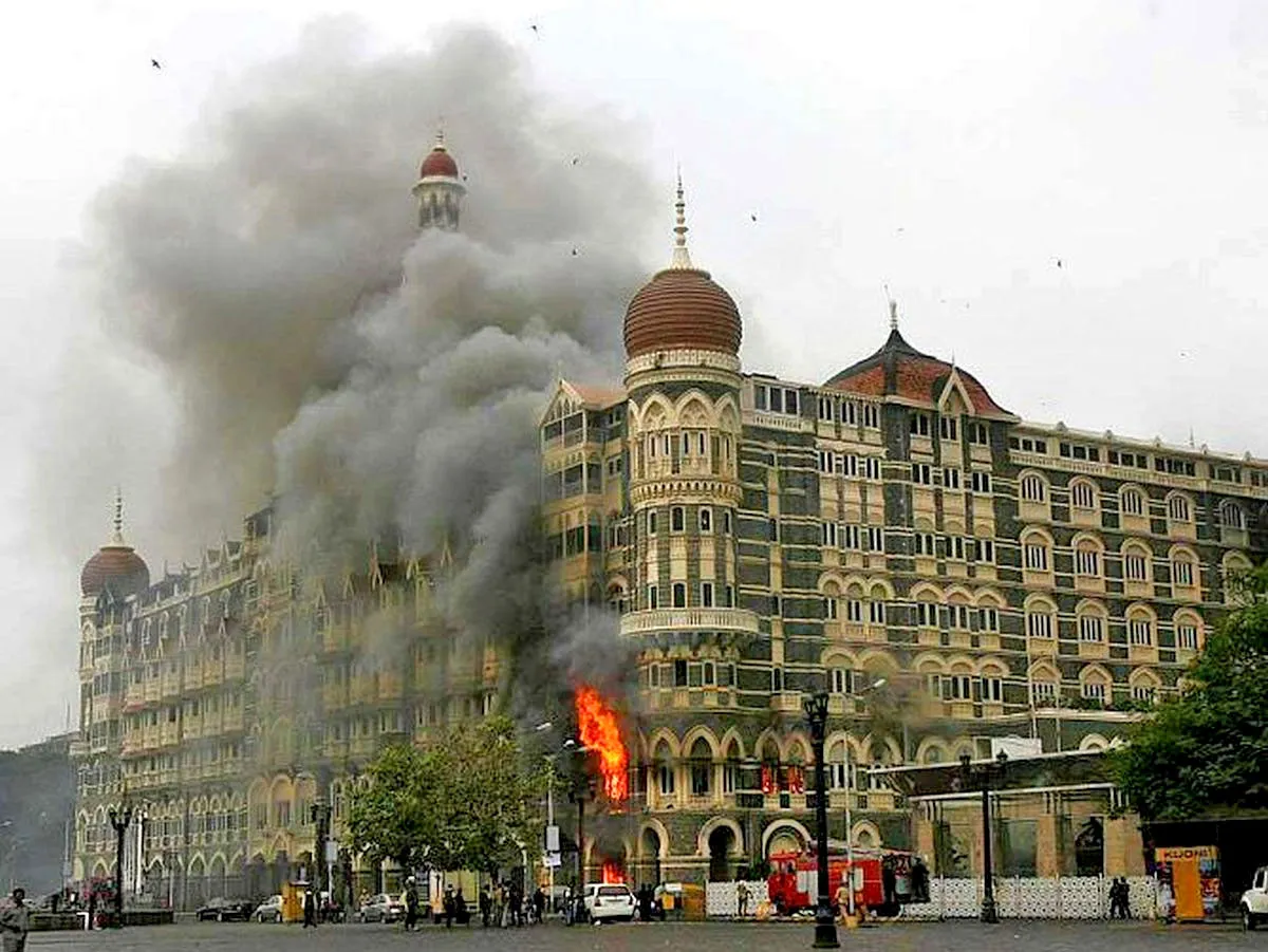 Hotel Taj during attacks of 26/11.