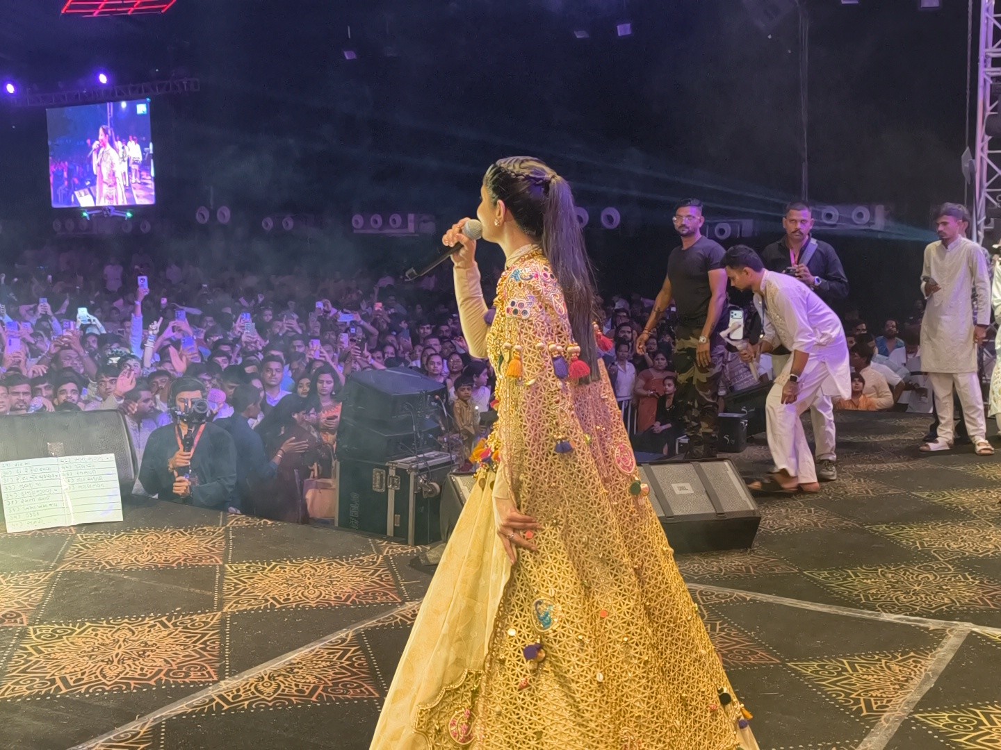 Humanoid Robot at Navsari Garba Festival