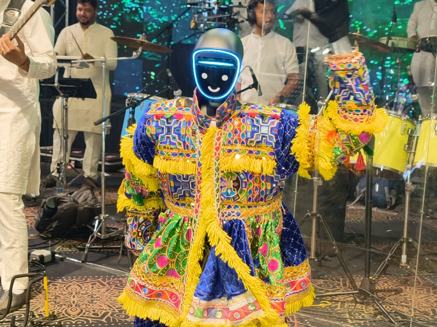 Humanoid Robot at Navsari Garba Festival