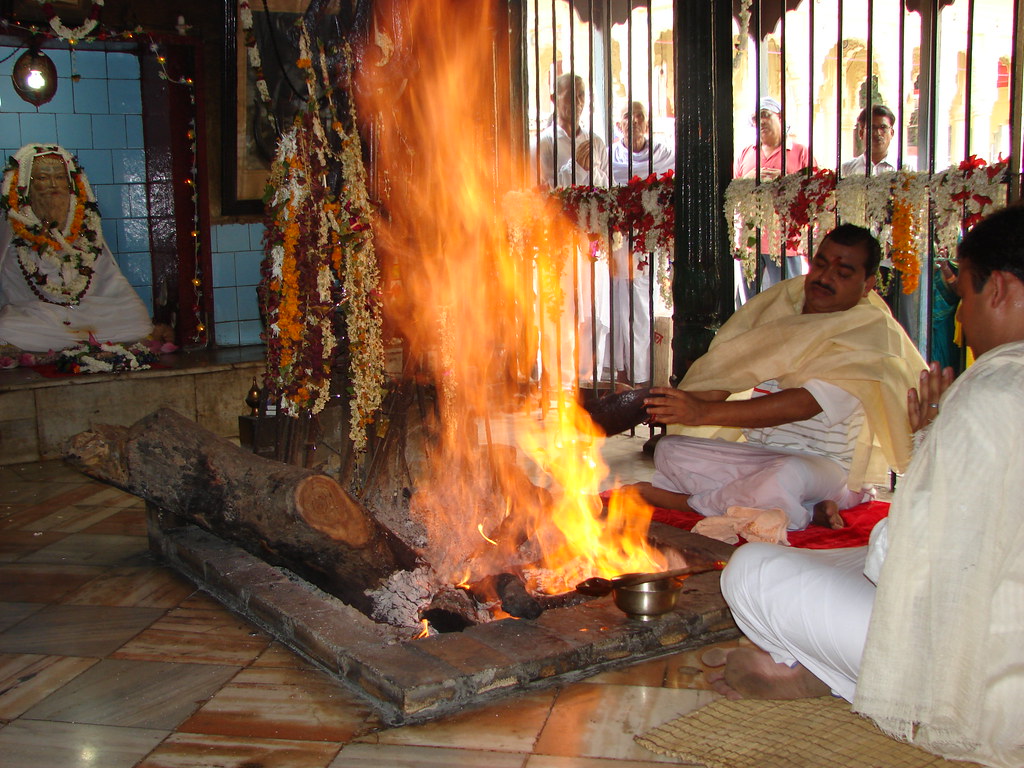 The Current Abbot of Baba Keenaram Sthal