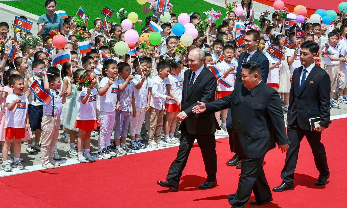 Putin arrives in North Korea after 24 years, receives warm welcome