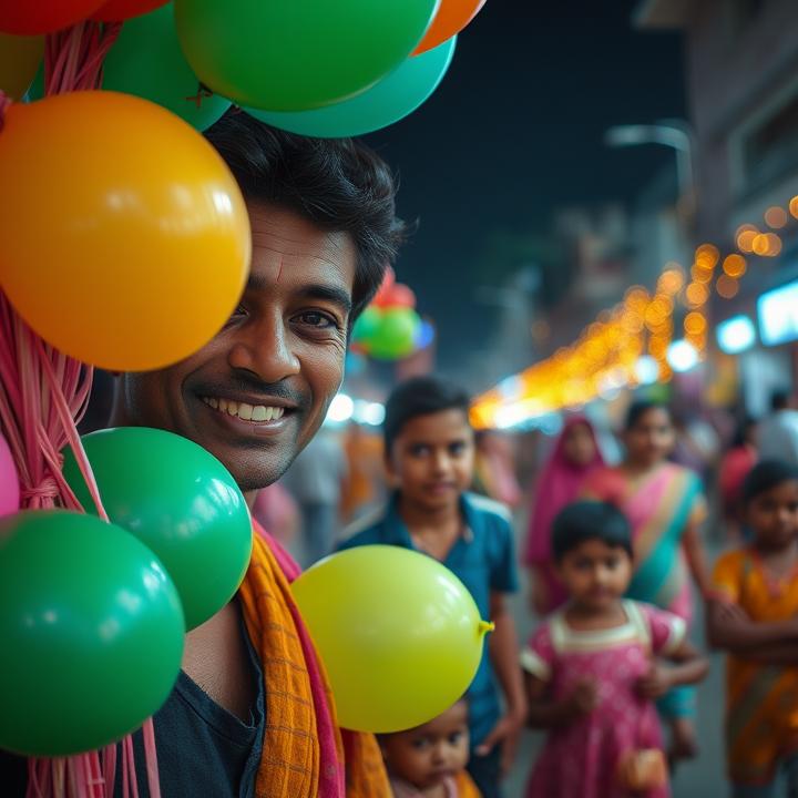 Behind Every Balloon is a Vendor’s Smile – Let’s Celebrate Their Hard Work This Durga Puja and Navratri