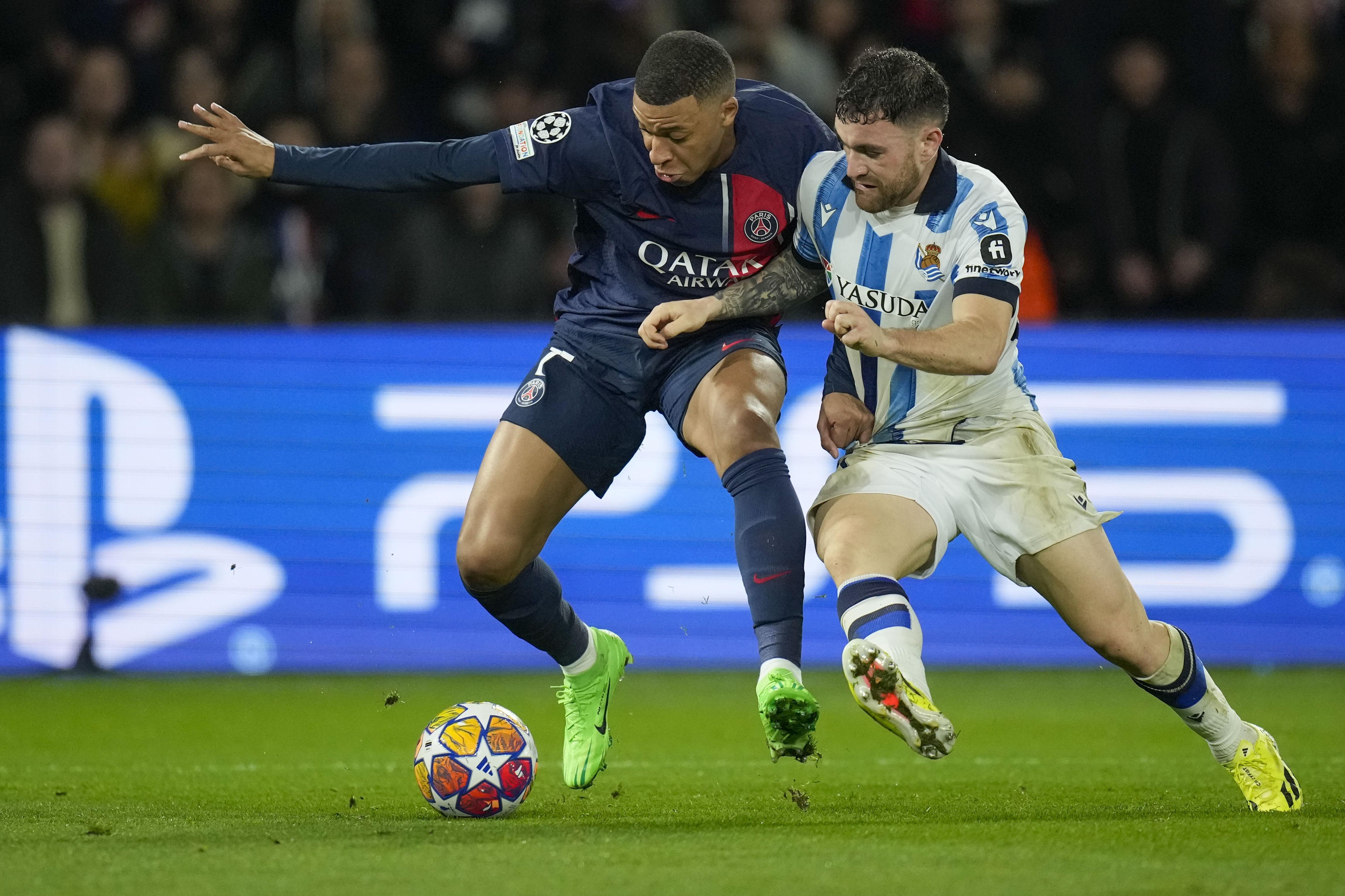 Mbappe & Barcola secure PSG's 2-0 triumph over Real Sociedad in UEFA Champions League