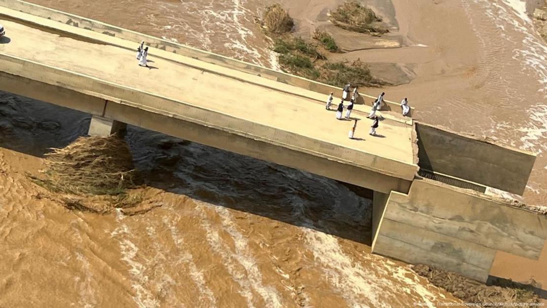 Floodwaters caused damage to bridges and other infrastructure