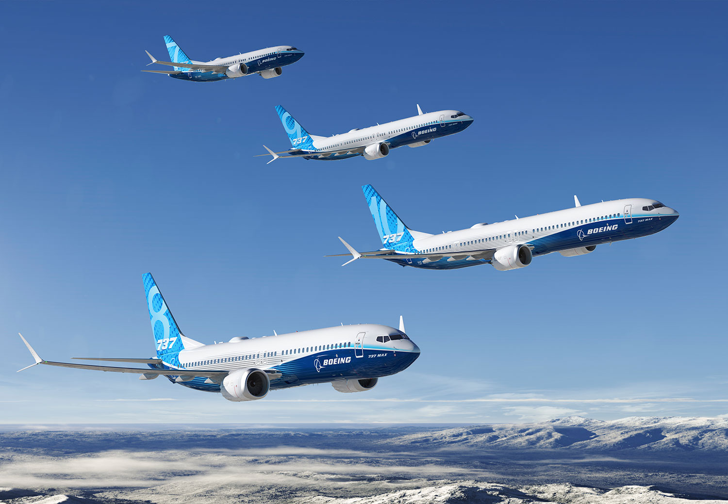 photo: Boeing 737 max family 