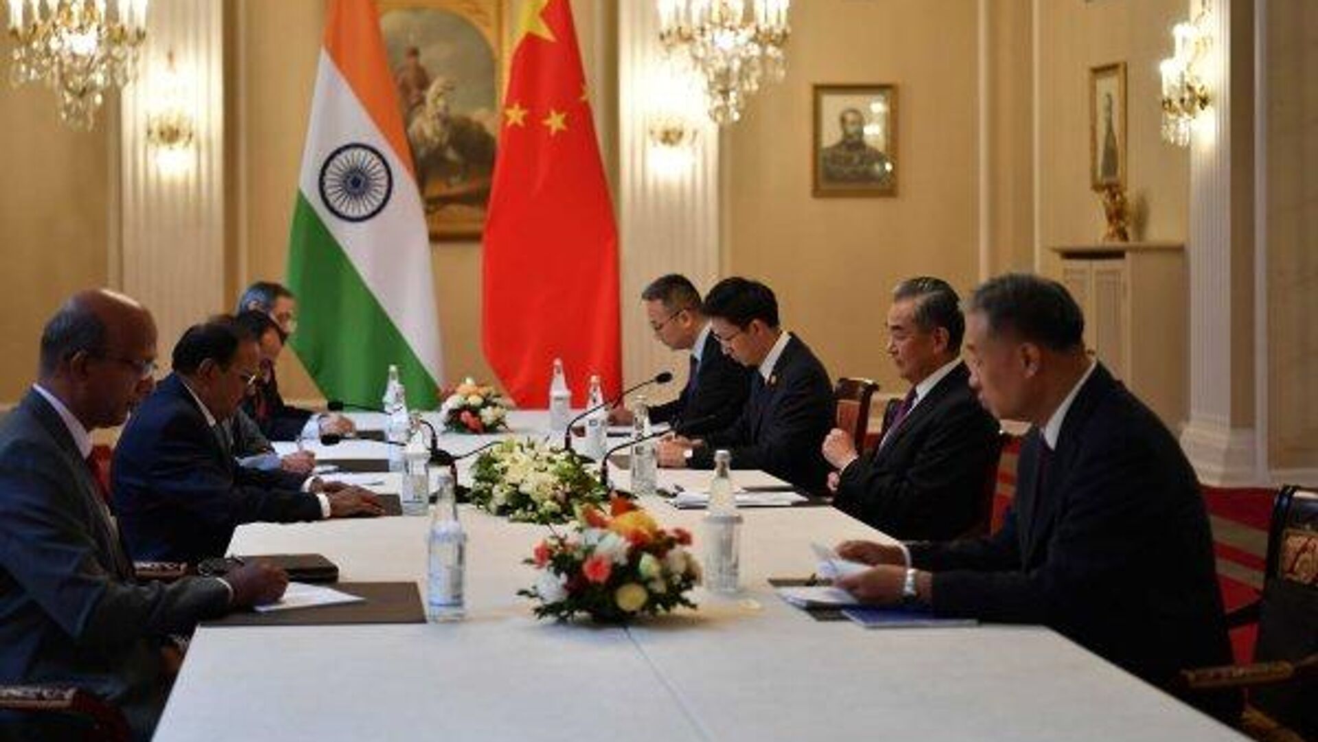 Adviser Ajit Doval and Chinese Foreign Minister Wang Yi 