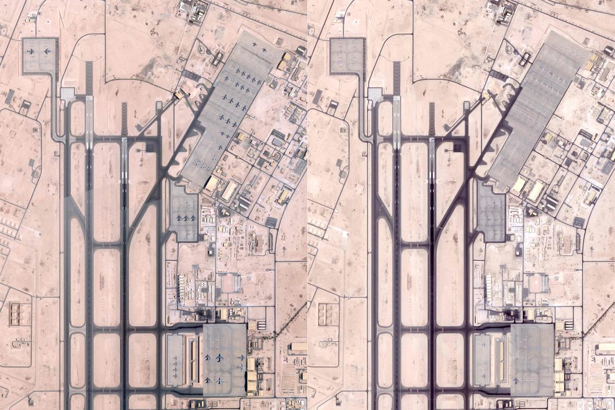 Satellite Imagery Shows Absence of US Military Aircraft in Qatar